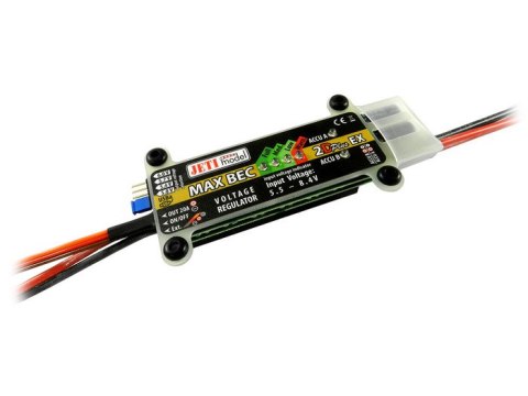 Jeti - dwuwejściowy regulator napięcia MAX BEC 2D PLUS EX