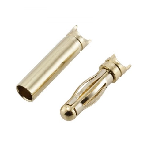 Konektory typu Gold (banan) 4 mm (z wycięciem)
