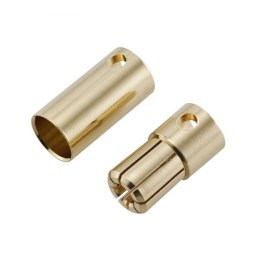 Konektory typu Gold (banan) 6,5 mm - płaskie