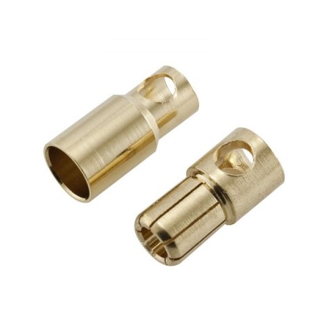 Konektory typu Gold (banan) 6 mm - płaskie