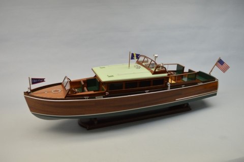 Łódź - Łódź podmiejska 1929 Chris Craft 38' Commuter Boat Kit 1:12 - DUMAS 1273