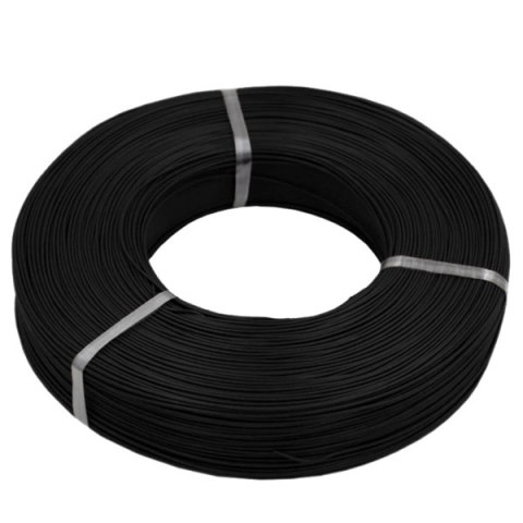 MSP Silikonowy przewód prądowy 17AWG 1,0mm2 1m CZARNY