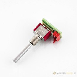 Przełącznik 3-pozycyjny (długi, sprężynujący) do aparatury DC-16 - Jeti Model