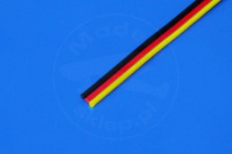 Przewód serwa trójżyłowy 3 x 0,13 mm/1 mb płaski (HITEC)