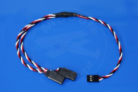 Y - kabel rozgałęziacz 45 cm (FUTABA) - 0,33mm2 22AWG - skręcony - MSP
