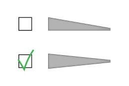 Balsowa krawędź spływu 25 x 75 mm (symetryczna)