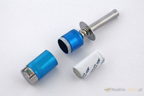 Klips do świec długi z akumulatorem i wskaźnikiem naładowania [627B] - Q-Model