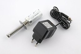 Klips - uniwersalny (długi) z akumulatorem 2000 mAh 1,2V i ładowarką [140-1] - Q-Model