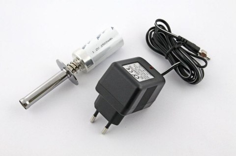 Klips - uniwersalny (długi) z akumulatorem 2000 mAh 1,2V i ładowarką [140-1] - Q-Model