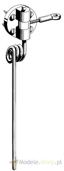 Podwozie - przednia sprężynowa goleń skrętna - DU-BRO [#234]