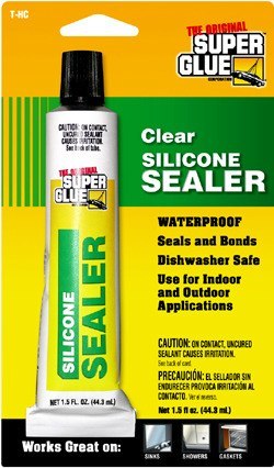 Przezroczysty uszczelniacz silikonowy 44.3 ml - ZAP CLEAR SILICONE SEALER