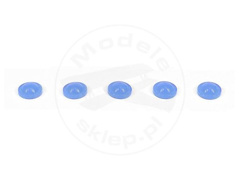 Silikonowa wkładka do amortyzatora (niebieska) - [GSC-340027BL] (5 szt.)
