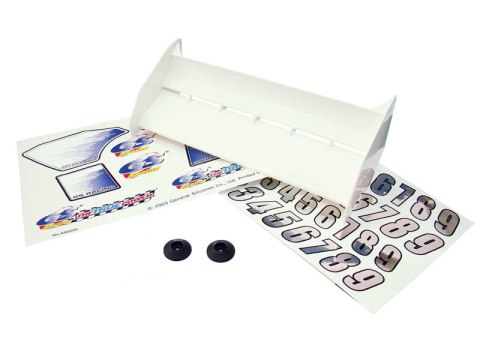 Tylne skrzydło do modelu auta w skali 1:8 - [GSC-CL051WH]