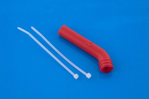 Wydech - silikonowa nakładka na tłumik 10 mm (czerwony) (1 szt) [130-R] - Q-Model