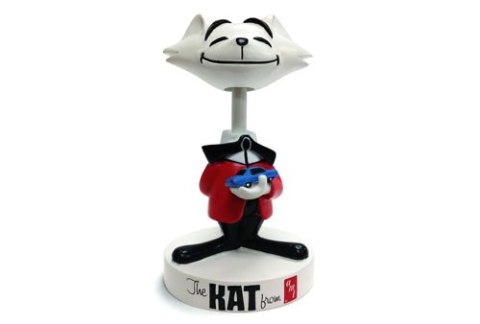 Figurka - 4" KAT Bobble Head (Red Jacket) - kot KAT z kiwającą głową - AMT