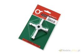 Klucz do świec krótki (chromowany) [102-P] - Q-Model