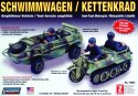 Model plastikowy Lindberg - Amfibia + Lekki pojazd wielozadaniowy ( II Wojna Światowa )