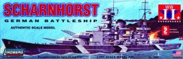 Model plastikowy Lindberg - Niemiecki okręt wojenny Scharnhorst