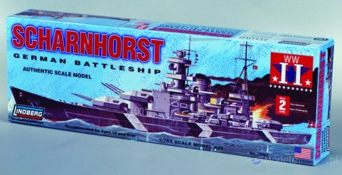 Model plastikowy Lindberg - Niemiecki okręt wojenny Scharnhorst