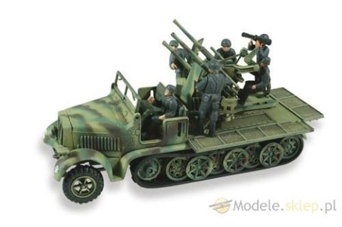 Model plastikowy Lindberg - Samobieżne działo przeciwlotnicze Sd. Kfz. 7/1