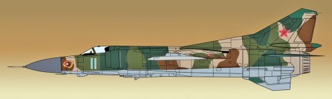 Model plastikowy - Odrzutowiec MIG 23 USSR - Minicraft