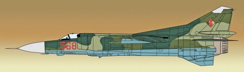 Model plastikowy - Odrzutowiec MIG 23 USSR - Minicraft