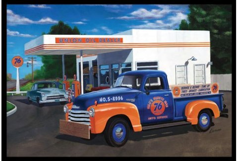 Model plastikowy - Samochód 1950 Chevy Pickup (Union 76) 1:25 - AMT1076