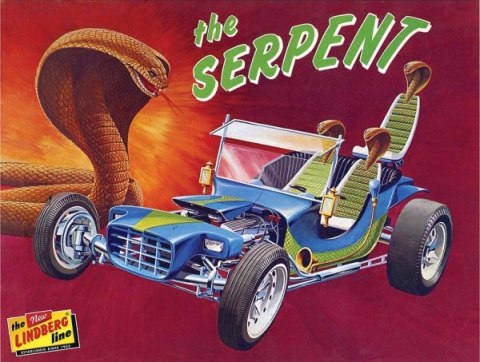 Model plastikowy - Samochód Serpent Show Rod 1:16 - Lindberg