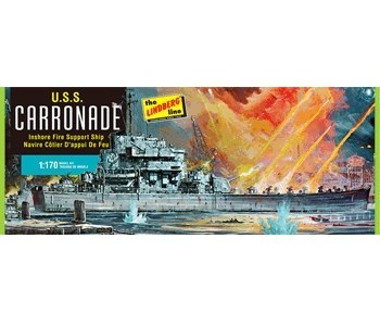Model plastikowy - łódź USS Carronade - Lindberg