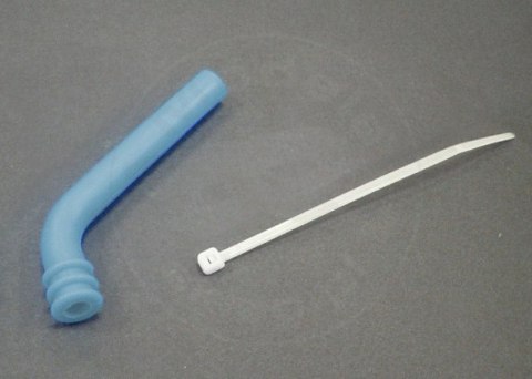 Wydech - silikonowa nakładka na tłumik 6 mm (błękitny) (1 szt.)