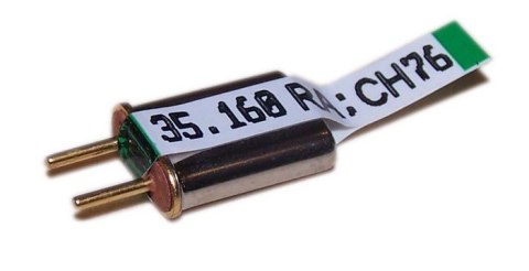 Kwarc odbiorczy Hitec 40 MHz - kanał 90 (pojedyncza przemiana)
