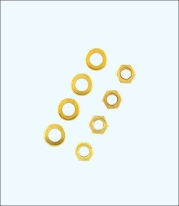 Mosiężna Nakrętka + Podkładka M5 (4szt) - RABOESCH