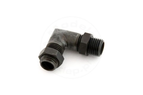 SAITO #50163 - Muffler right angle manifold M10