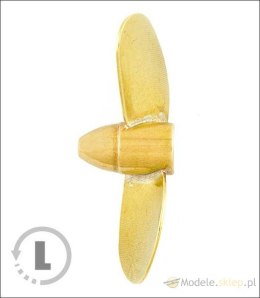 Śruba Mosiężna 2-łopatowa 35mm M4 - lewa (CCW) - RABOESCH