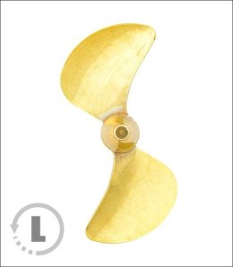 Śruba Mosiężna 2-łopatowa 45mm M4 - lewa (CCW) - RABOESCH