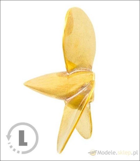 Śruba Mosiężna 3-łopatowa 50mm M4 - lewa (CCW) - RABOESCH