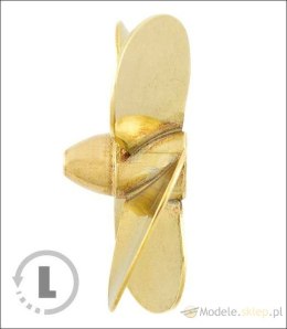 Śruba Mosiężna 4-łopatowa 25mm M4 - lewa (CCW) - RABOESCH