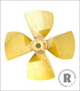 Śruba Mosiężna 4-łopatowa 30mm M3 - prawa (CW) - RABOESCH