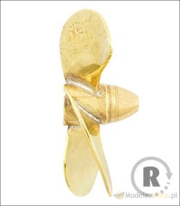 Śruba Mosiężna 4-łopatowa 30mm M4 - prawa (CW) - RABOESCH