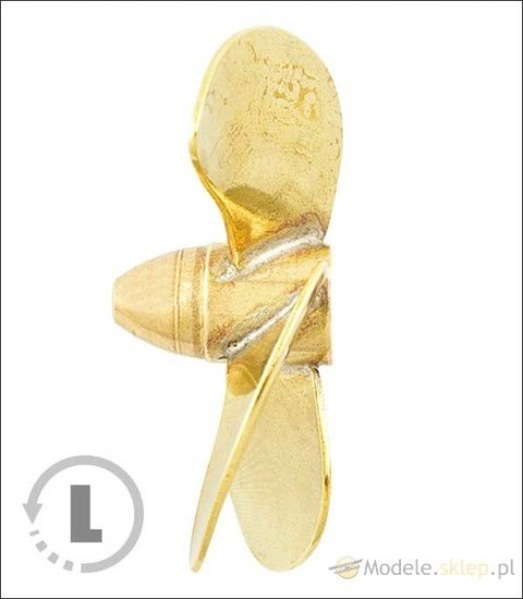 Śruba Mosięzna 4-łopatowa 50mm M4 - lewa (CCW) - RABOESCH