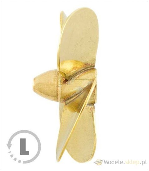 Śruba Mosięzna 4-łopatowa 60mm M5 - lewa (CCW) - RABOESCH