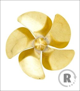 Śruba Mosiężna 5-łopatowa 50mm M4 - prawa (CW) - RABOESCH