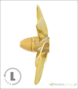 Śruba Mosiężna 6-łopatowa 45mm M4 - lewa (CCW) - RABOESCH