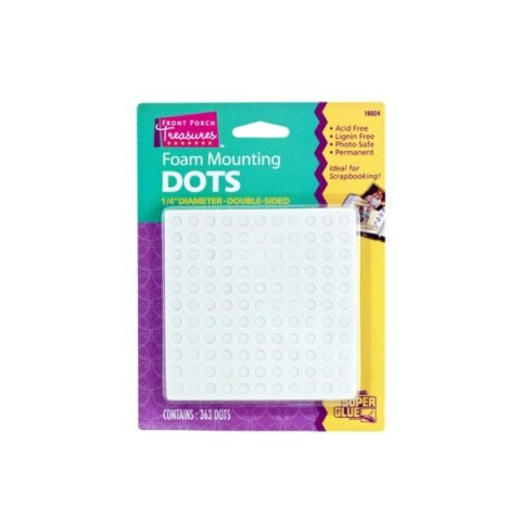 Dwustronna piankowa taśma montażowa Foam Mounting Dots - okrągła 6mm - ZAP