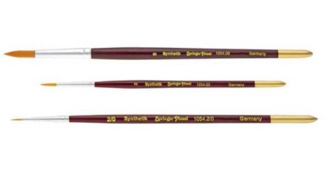 Pędzel okrągły - Springer 1054 - rozm. 08 - włosie syntetyczne Toray