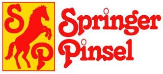 Pędzel olejny szczecinowy (płaski) - Springer 2938 - rozm. 08 - jasne włosie