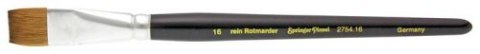 Pędzel płaski - Springer 2754 - rozm. 02 - włosie z sobola