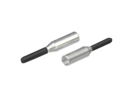 Snap metalowy - regulacja na rurkę Fi5/Gwint lewy M2 MP-JET (1szt.)