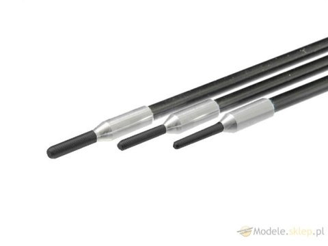 Snap metalowy - regulacja na rurkę Fi5/Gwint lewy M2 MP-JET (1szt.)