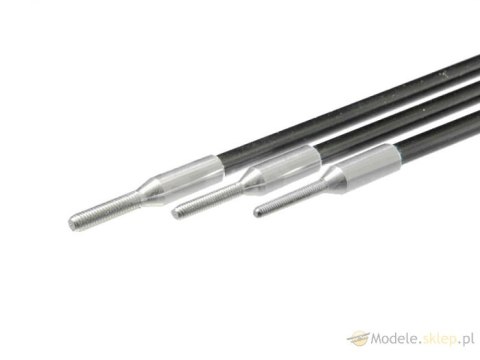 Snap metalowy - regulacja na rurkę Fi6/Gwint lewy M2,5 MP-JET (1szt.)